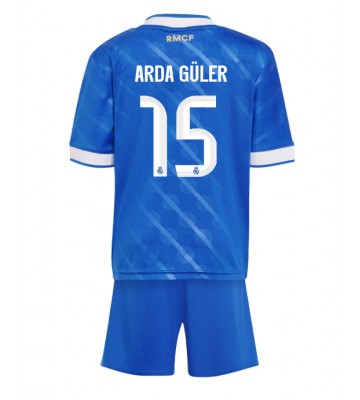 Real Madrid Arda Guler #15 Replik 3rd trikot Kinder 2025-26 Kurzarm (+ Kurze Hosen)
